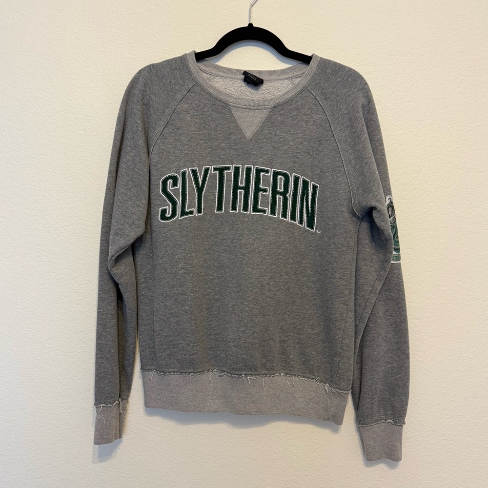 Harry Potter Slytherin Grey Sweatshirt
